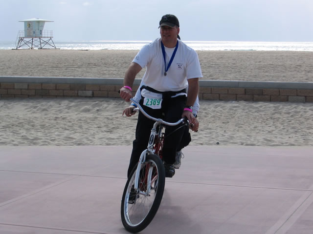 Cruzin the beach on a beach cruzer